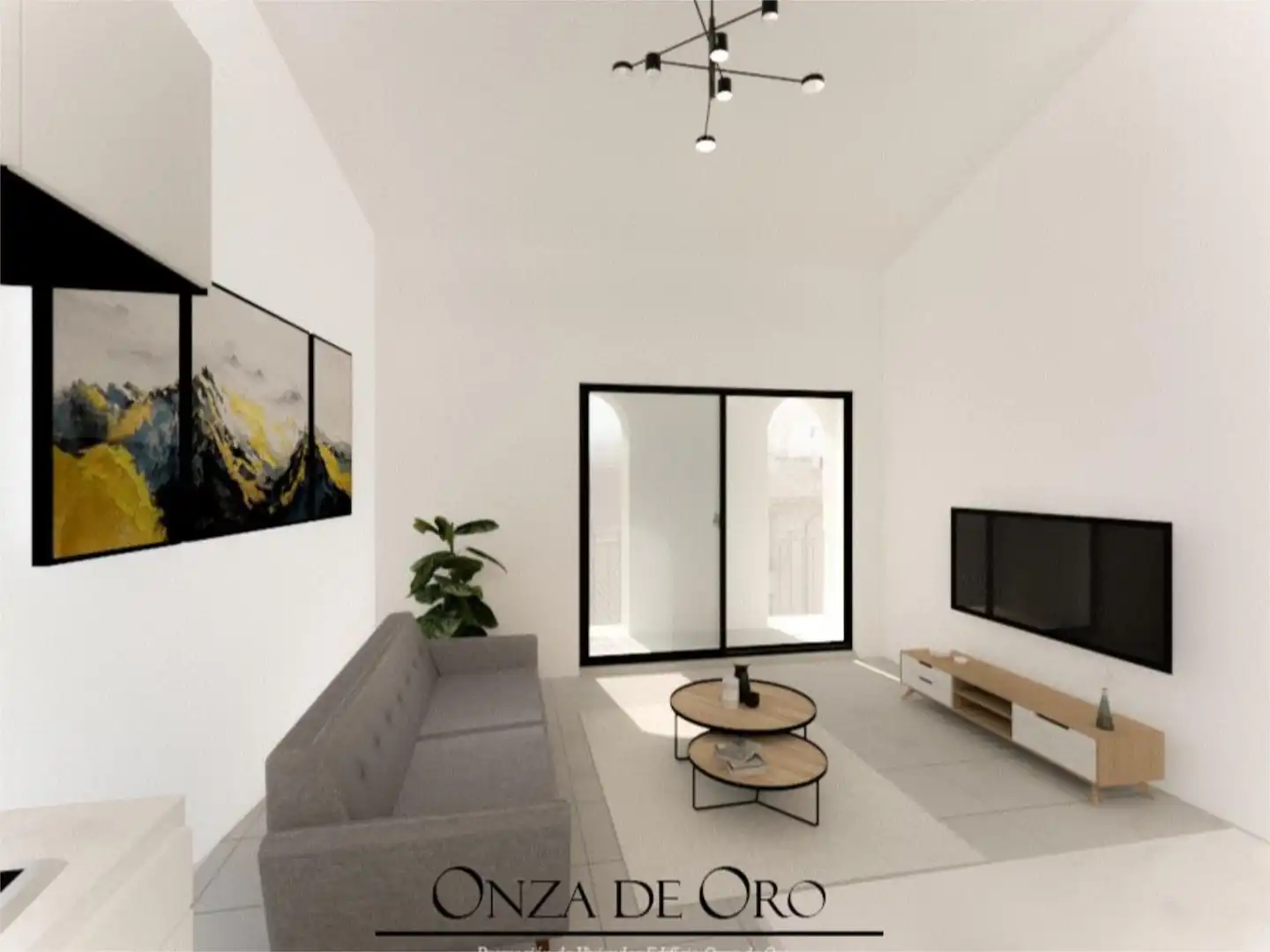 Wohnzimmer von Wohnung zum Verkauf in Jijona / Xixona mit Klimaanlage, Heizung und Abstellraum