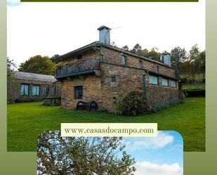 Exterior view of Country house for sale in Monfero  with Terrace, Swimming Pool and Balcony