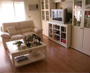 Living room of Flat for sale in Badajoz Capital  with Air Conditioner, Parquet flooring and Balcony