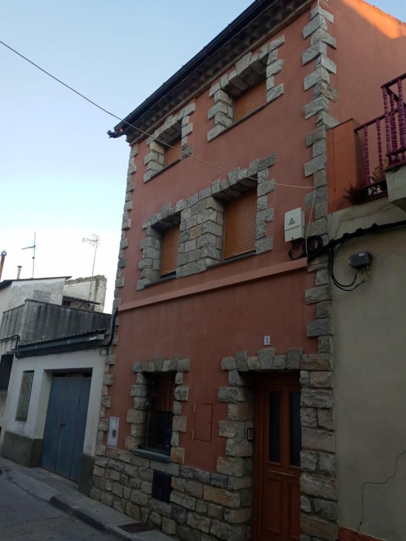 Exterior view of Single-family semi-detached for sale in Almudévar  with Terrace
