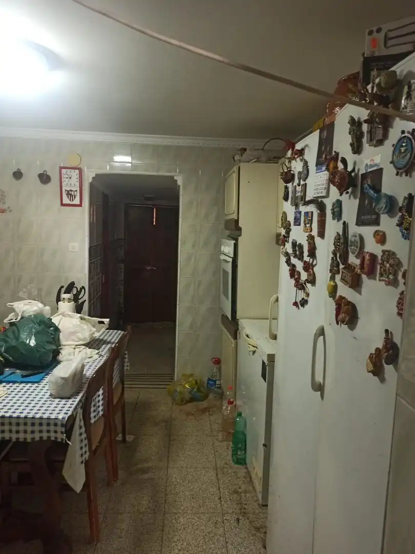 Küche von Erdgeschoss zum Verkauf in Villanueva del Río y Minas mit Klimaanlage, Heizung und Terrasse