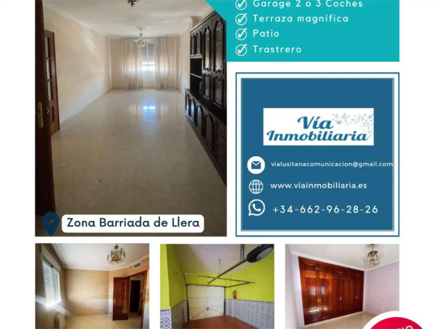 Casa adosada en venda a Calle Jacaranda, 20, Maria Auxiliadora - Barriada de Llera Dormitori de Casa adosada en venda en Badajoz amb Aire condicionat, Calefacció i Terrassa