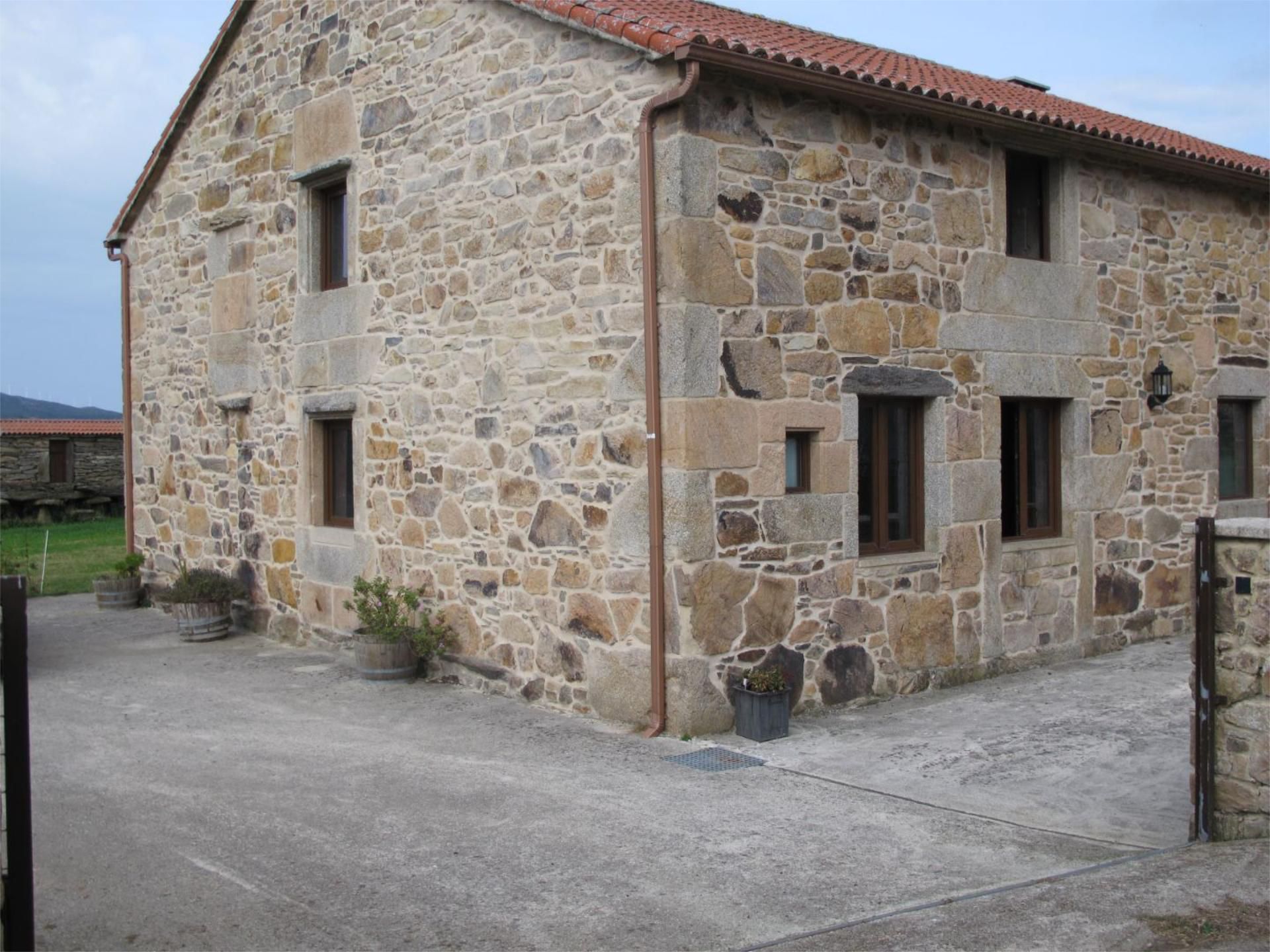 Vista exterior de Casa o xalet en venda en Mazaricos amb Terrassa