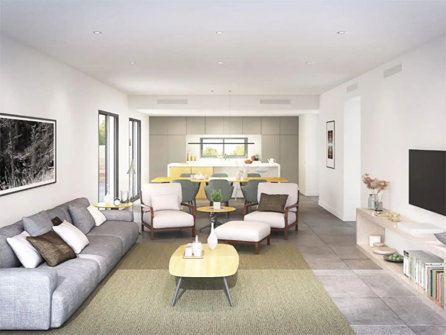 Flat for sale in Carrer Riera de Begues, 2, Mas Alba Living room of Flat for sale in Sant Pere de Ribes with Air Conditioner, Heating and Private garden