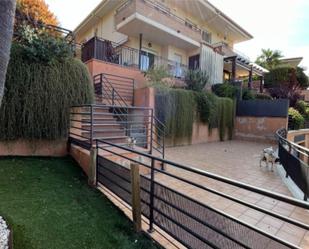 Exterior view of House or chalet for sale in Sant Pol de Mar  with Air Conditioner, Heating and Private garden