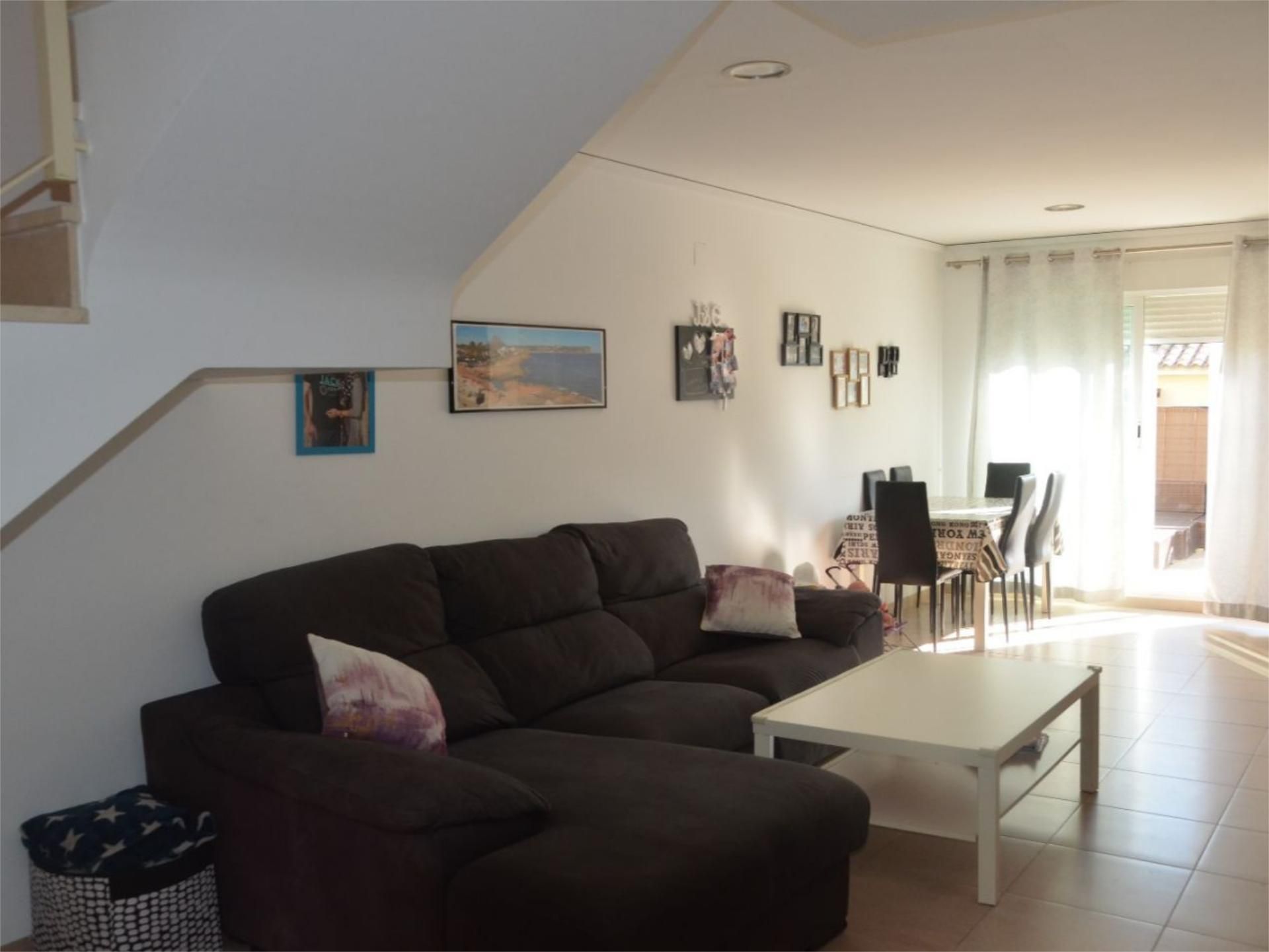 Sala d'estar de Àtic en venda en Dénia amb Aire condicionat, Terrassa i Forn