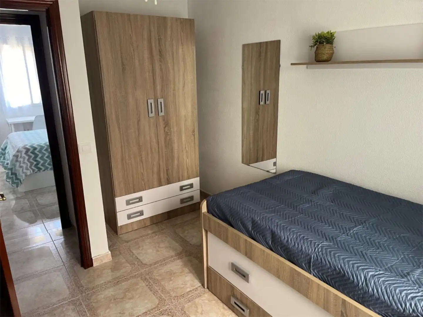 Bedroom of Flat for rent in Cádiz  with Air Conditioner and Furnished