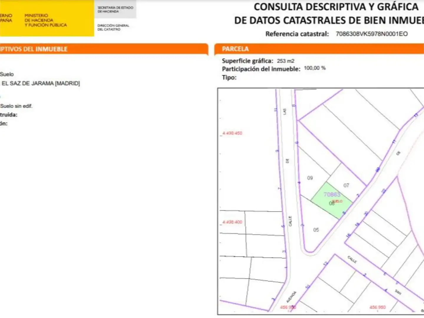 Bebaubares Gelände zum Verkauf in Fuente El Saz de Jarama