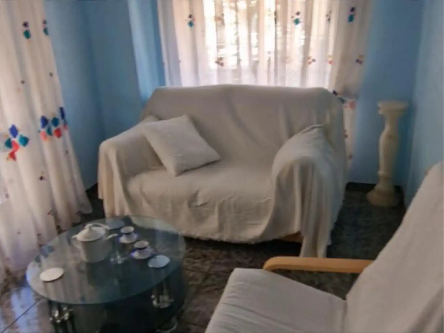 Living room of Flat for rent in Elche / Elx  with Air Conditioner and Furnished