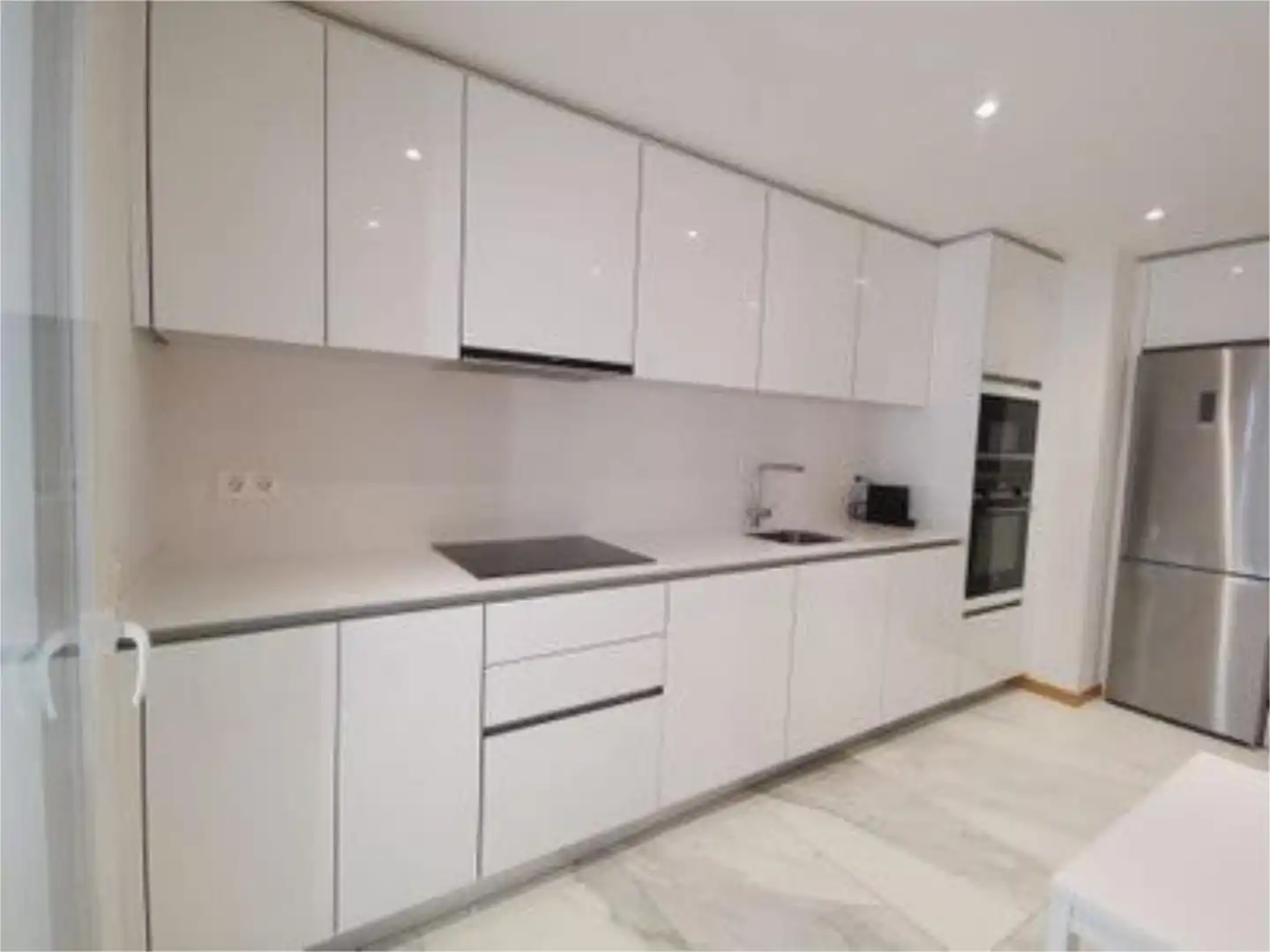 Kitchen of Flat for rent in Marbella  with Air Conditioner, Terrace and Swimming Pool