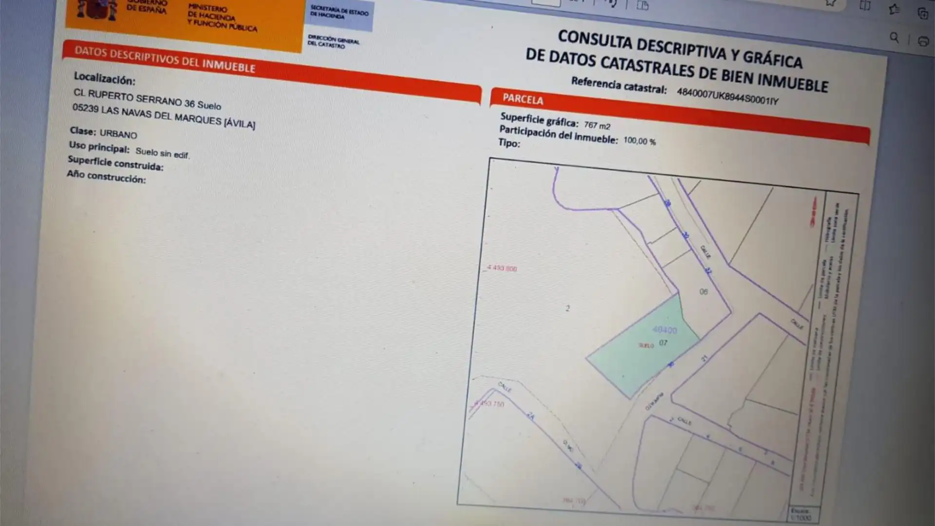 Urbanitzable en venda en Las Navas del Marqués 