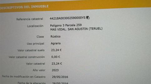 Photo 4 of Land for sale in San Agustín, Teruel