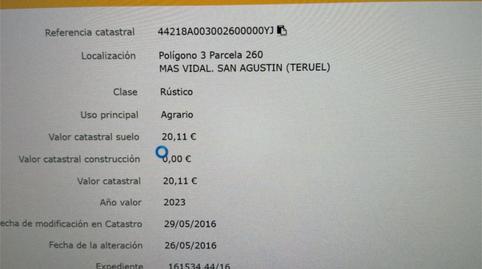 Photo 5 of Land for sale in San Agustín, Teruel