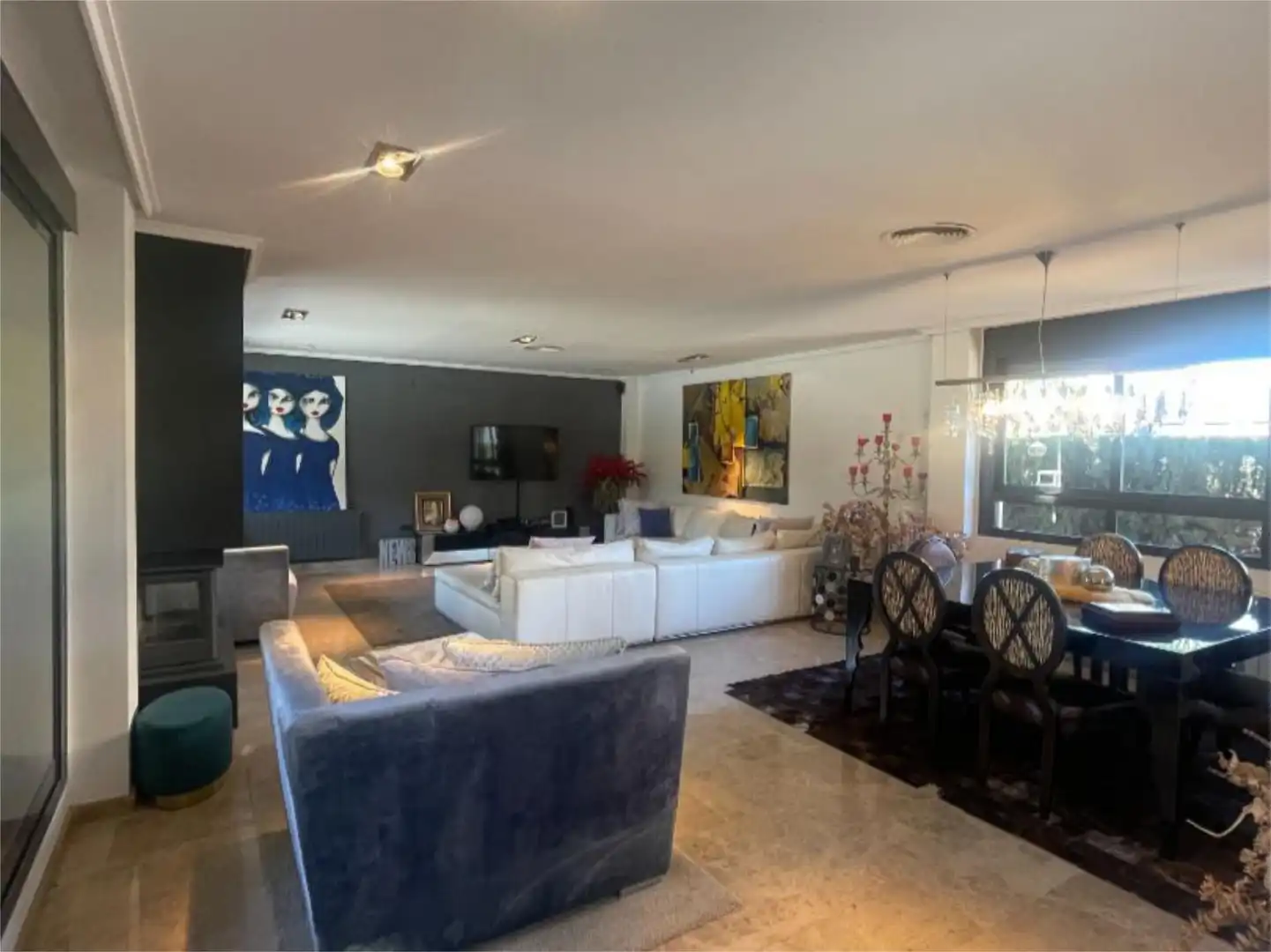 Casa o chalet en venta en Carrer Cadernera, 52, Torre en Conill - Cumbres de San Antonio Sala de estar de Casa o chalet en venta en Bétera con Aire acondicionado, Terraza y Piscina