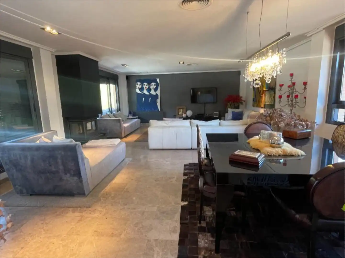 Casa o chalet en venta en Carrer Cadernera, 52, Torre en Conill - Cumbres de San Antonio Sala de estar de Casa o chalet en venta en Bétera con Aire acondicionado, Terraza y Piscina