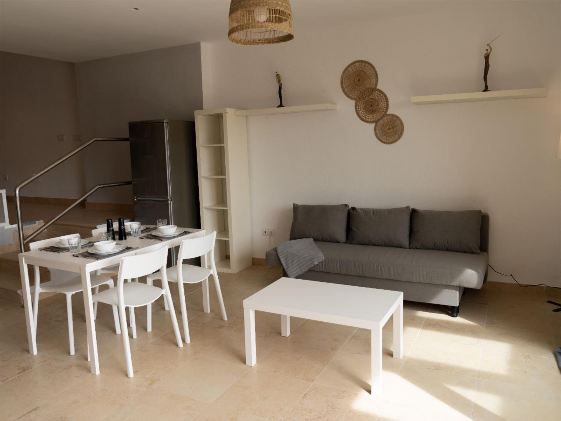Living room of Apartment for sale in Vícar  with Terrace, Swimming Pool and Balcony