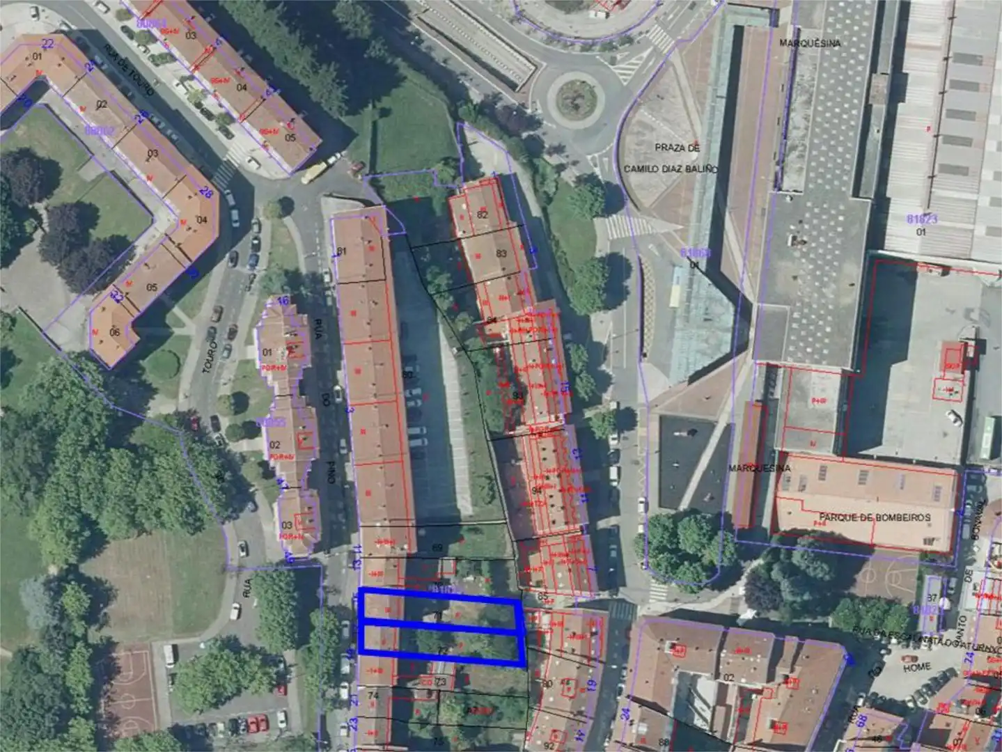 Terreno en venta en Rúa do Pino, 15, Campus Norte - San Caetano Vista exterior de Terreno en venta en Santiago de Compostela