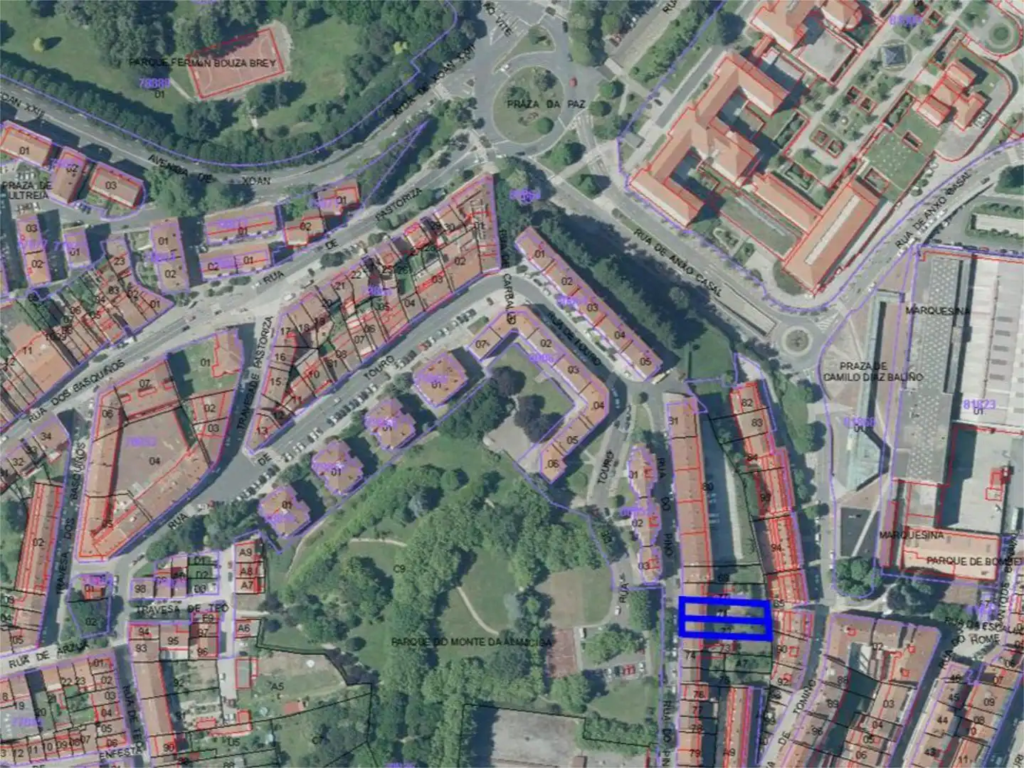 Terreno en venta en Rúa do Pino, 15, Campus Norte - San Caetano Vista exterior de Terreno en venta en Santiago de Compostela