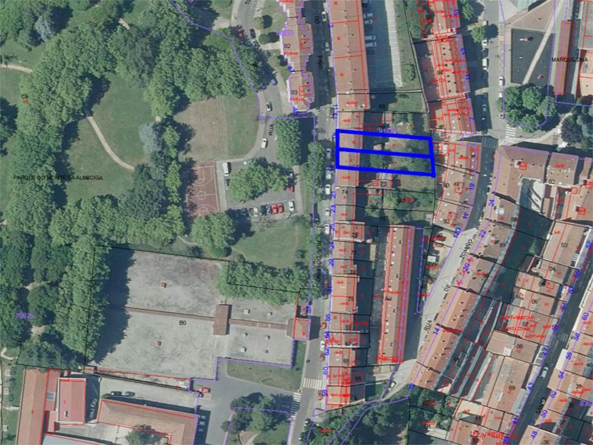Exterior view of Land for sale in Santiago de Compostela 
