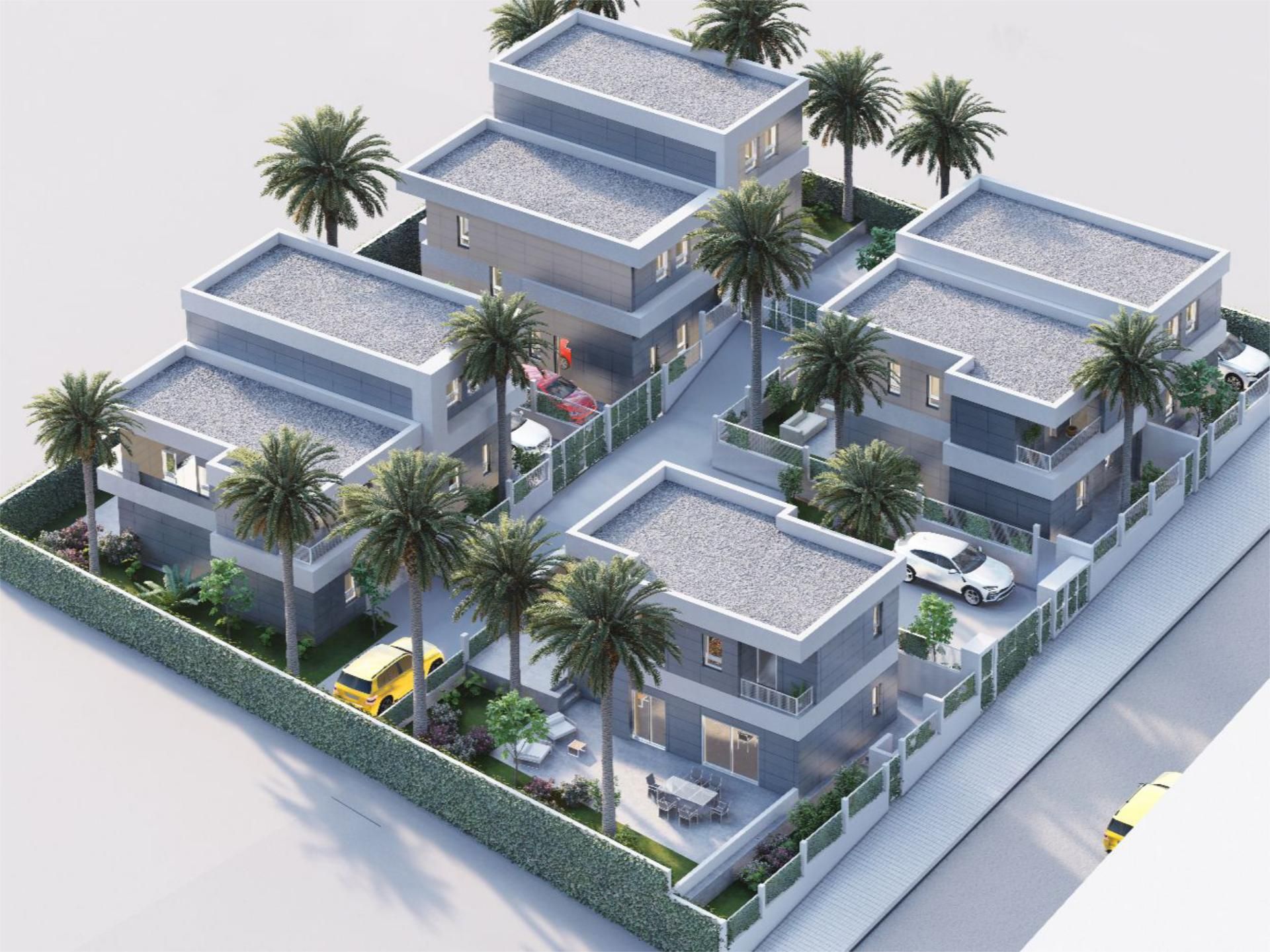 Exterior view of Single-family semi-detached for sale in San Cristóbal de la Laguna  with Balcony