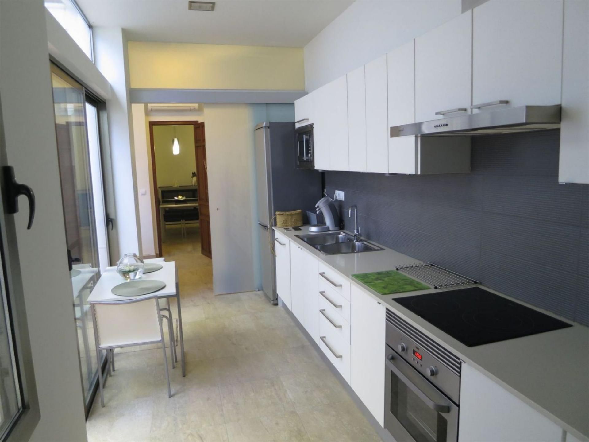 Cuina de Planta baixa en venda en Pedreguer amb Aire condicionat, Terrassa i Moblat