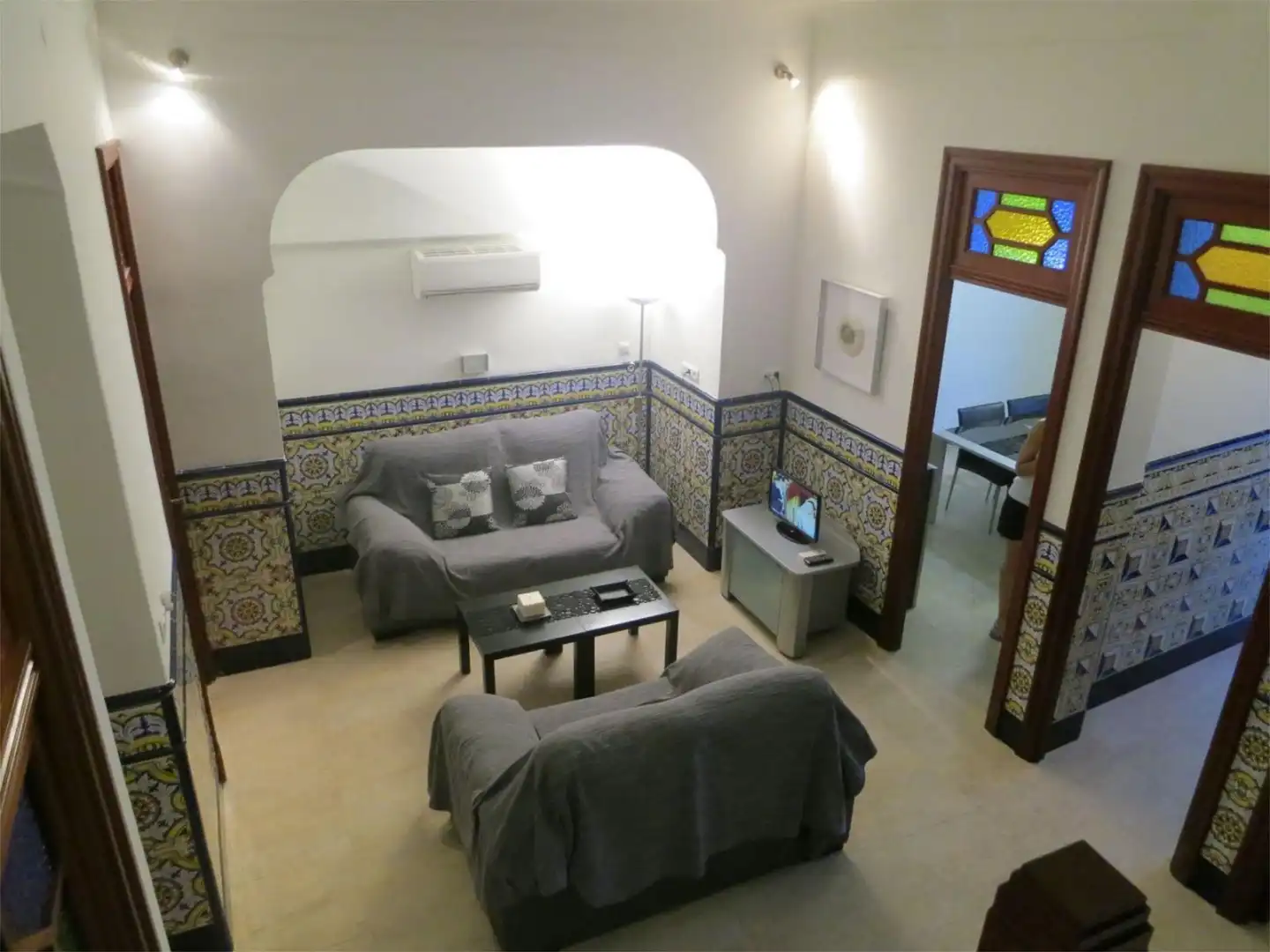Erdgeschoss zum Verkauf in Carrer del Mestre Serrano, 8, Pedreguer Wohnzimmer von Erdgeschoss zum Verkauf in Pedreguer mit Klimaanlage, Terrasse und Balkon