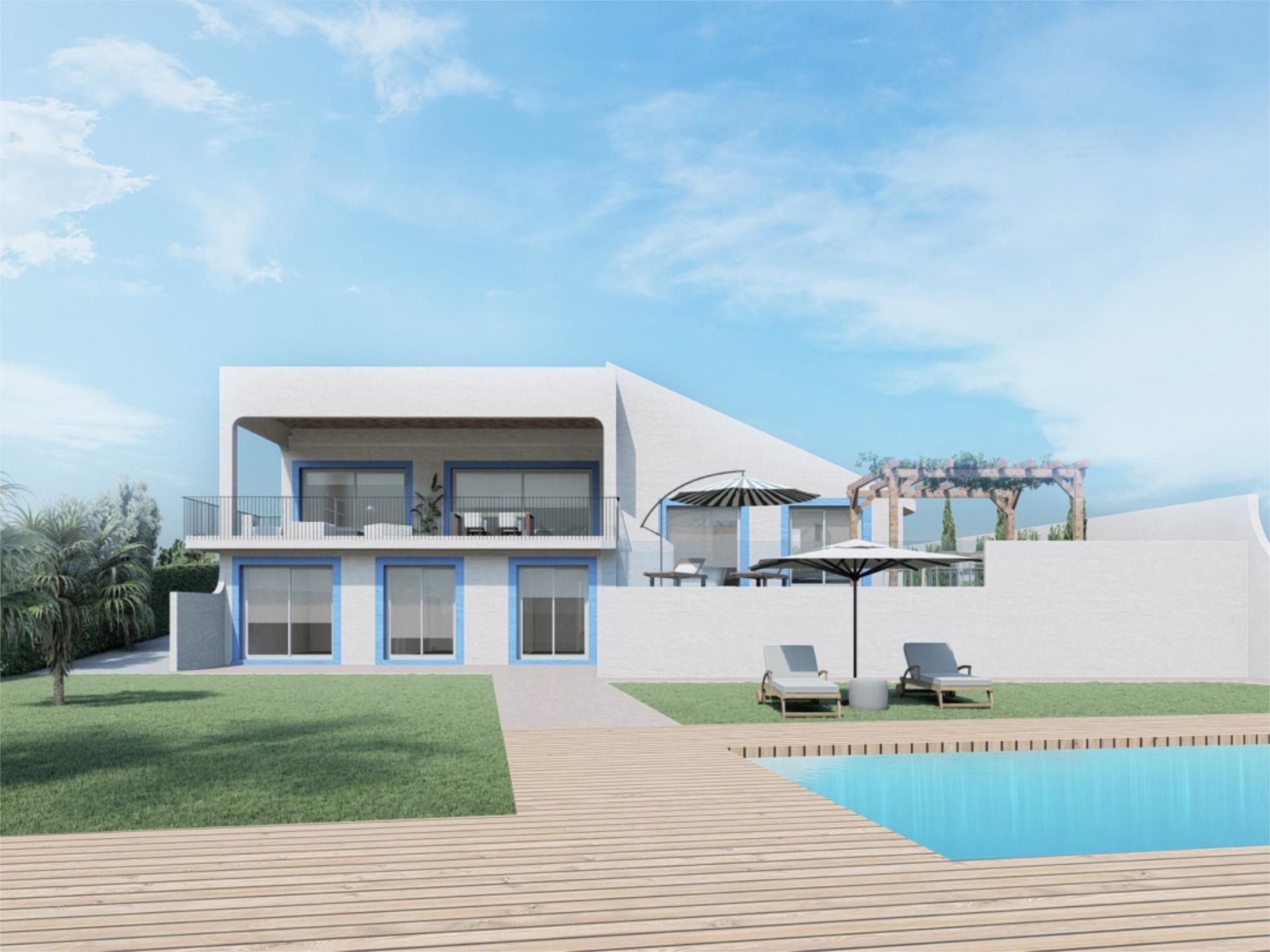 Exterior view of House or chalet for sale in Estepona  with Terrace, Swimming Pool and Balcony