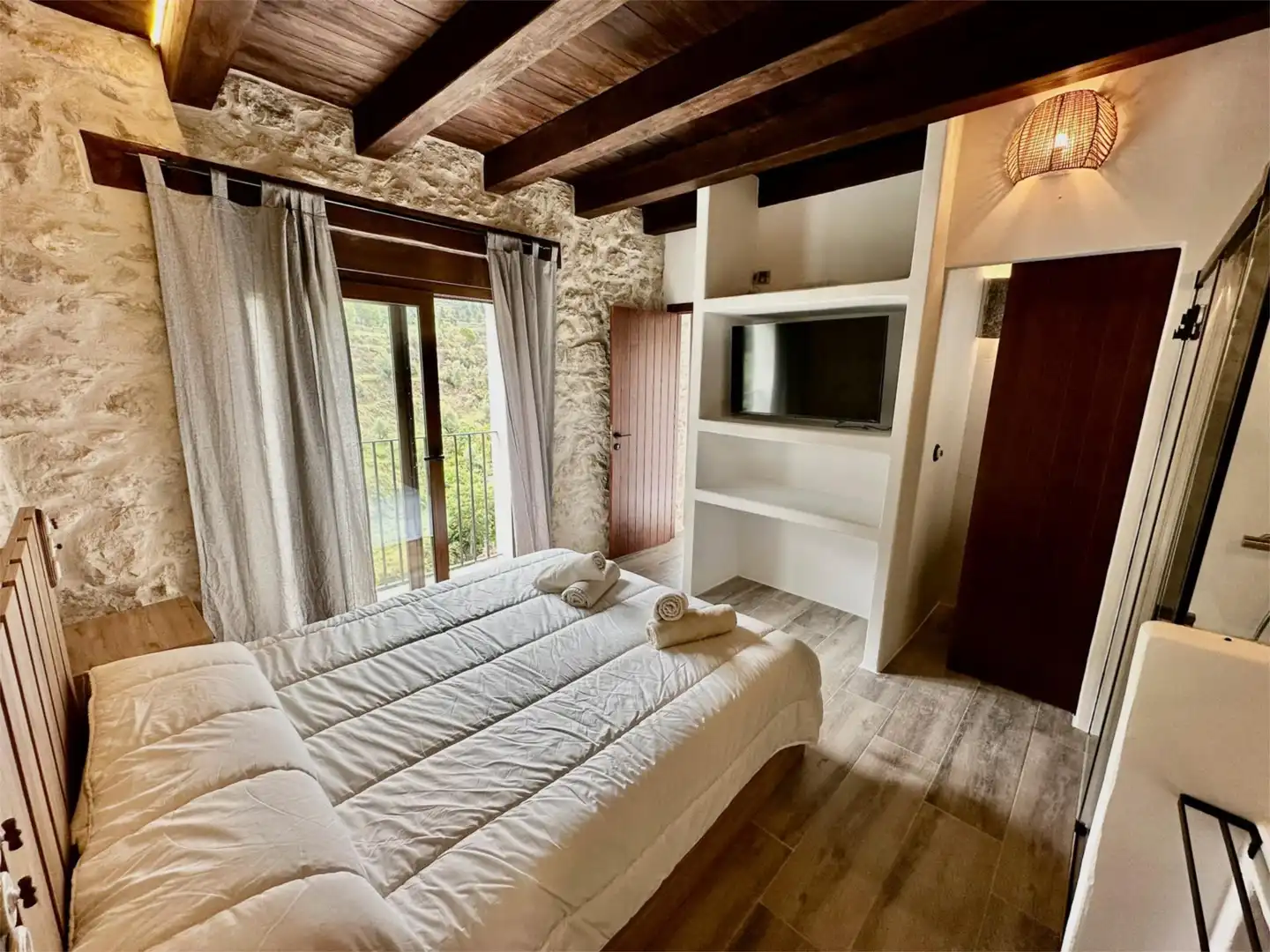 Country house zum Verkauf in Calle Mosén Vicente Jovan, Vallibona Schlafzimmer von Country house zum Verkauf in Vallibona mit Heizung, Terrasse und Möbliert