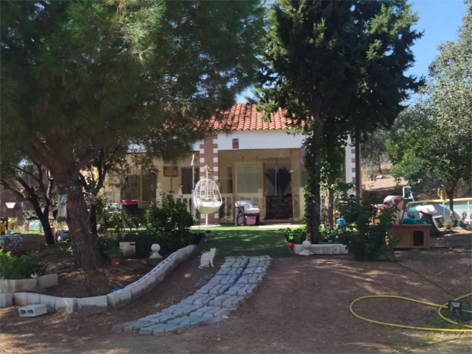 Jardí de Casa o xalet en venda en Guillena amb Aire condicionat i Piscina