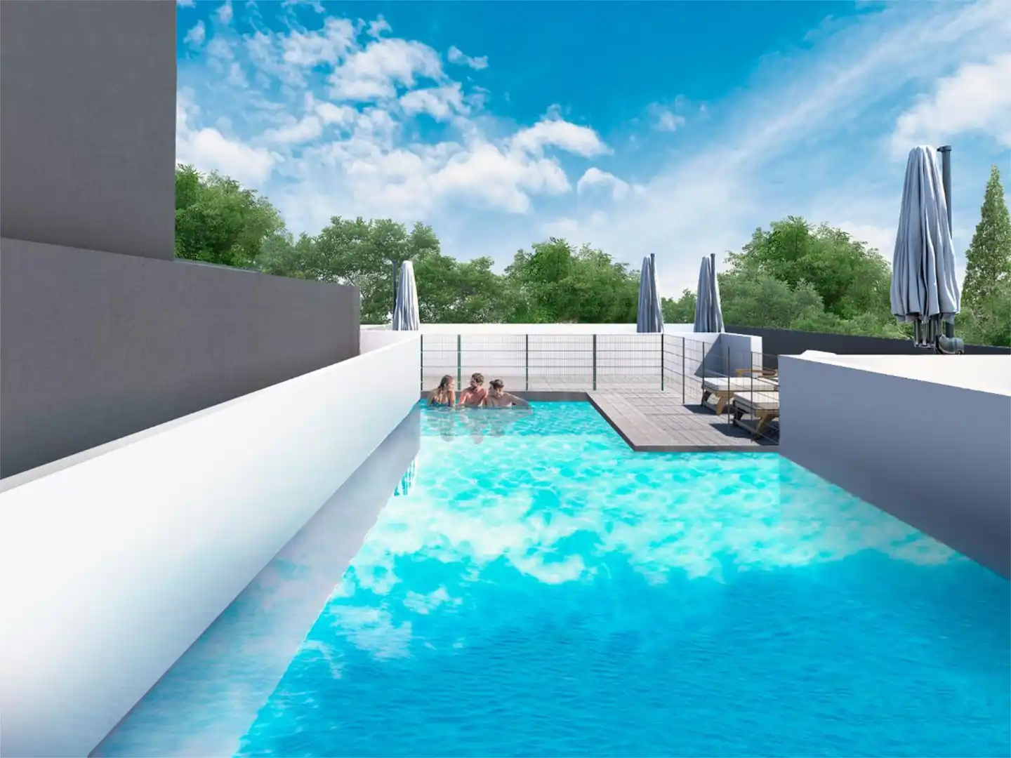 Piscina de Piso en venta en Zamora Capital  con Calefacción, Jardín privado y Trastero