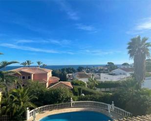 Exterior view of House or chalet for sale in Moraira  with Heating, Private garden and Terrace
