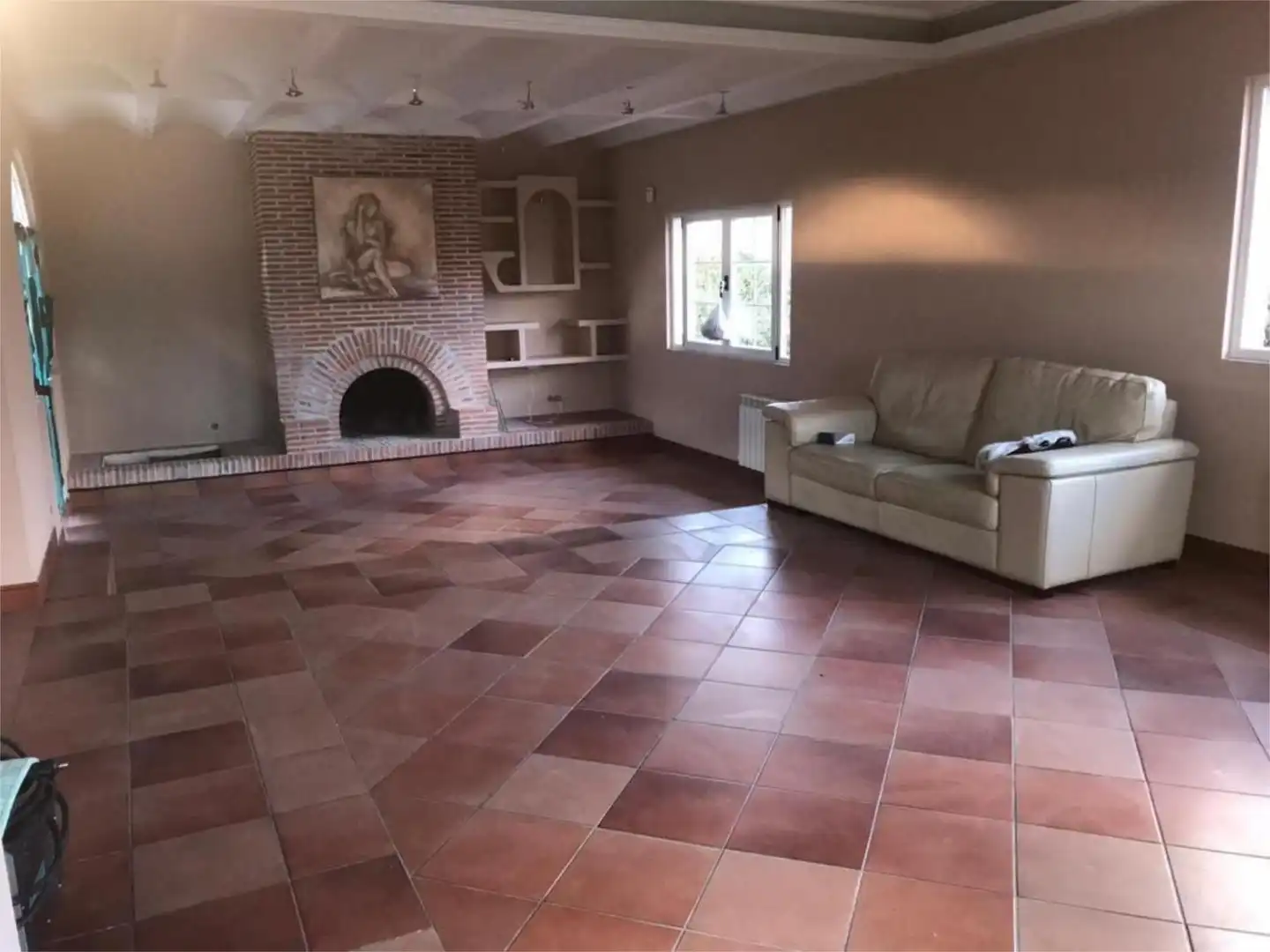 Sala de estar de Casa o chalet de alquiler en Fuente El Saz de Jarama con Calefacción, Jardín privado y Parquet