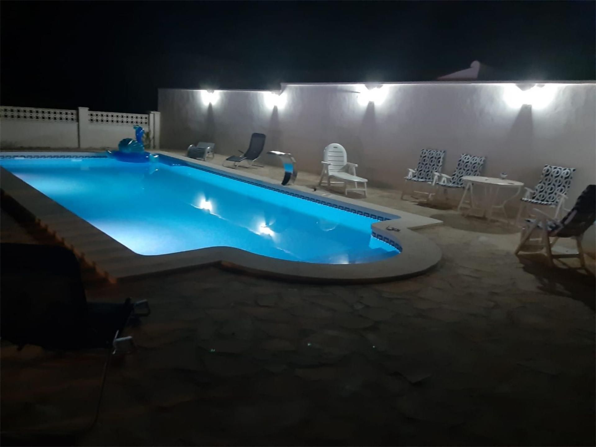 Swimming pool of House or chalet for sale in Alcanar  with Air Conditioner, Terrace and Swimming Pool
