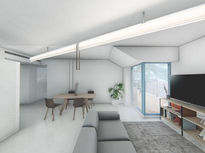 Living room of Attic for sale in Pontevedra Capital   with Heating, Terrace and Storage room