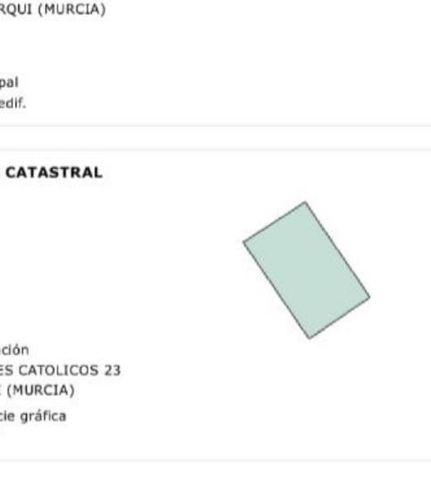 Foto 2 de Urbanitzable en venda a Calle Reyes Católicos, 23, Lorquí, Murcia