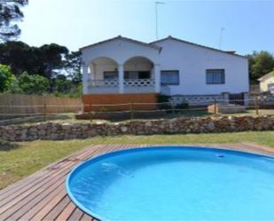 Swimming pool of House or chalet for sale in Maçanet de la Selva  with Air Conditioner, Terrace and Swimming Pool