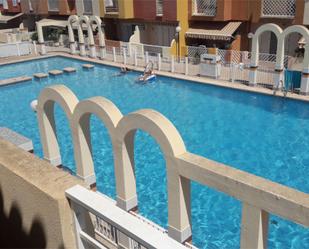 Swimming pool of Single-family semi-detached for sale in San Javier  with Air Conditioner, Terrace and Swimming Pool