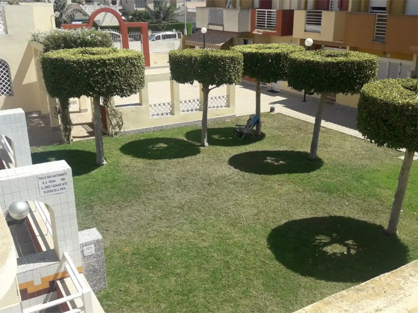 Wohnung zum Verkauf in Calle San Raimundo, 76, Santiago de la Ribera Garten von Wohnung zum Verkauf in San Javier mit Klimaanlage, Privatgarten und Parkett
