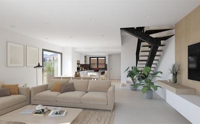 Sala d'estar de Casa adosada en venda en Sagunto / Sagunt amb Aire condicionat