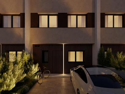 Exterior view of Single-family semi-detached for sale in Sagunto / Sagunt  with Air Conditioner