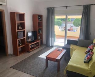 Wohnzimmer von Wohnungen zum verkauf in Sant Jaume d'Enveja mit Klimaanlage, Terrasse und Schwimmbad