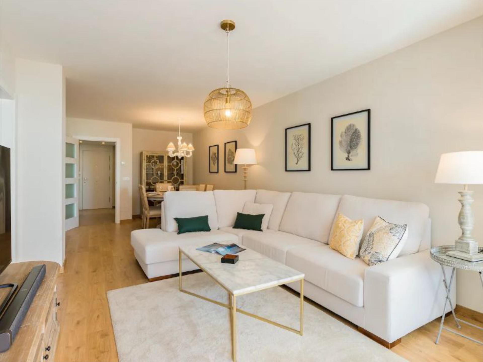 Living room of Single-family semi-detached for sale in Casares  with Air Conditioner, Terrace and Swimming Pool