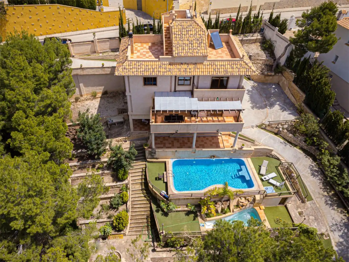 Garden of Houses for rent in Altea  with Air Conditioner, Heating and Private garden
