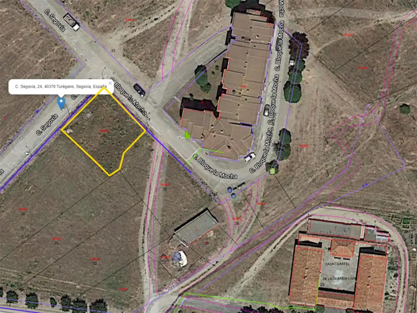Constructible Land for sale in Calle Segovia, Turégano Constructible Land for sale in Calle Segovia, Turégano