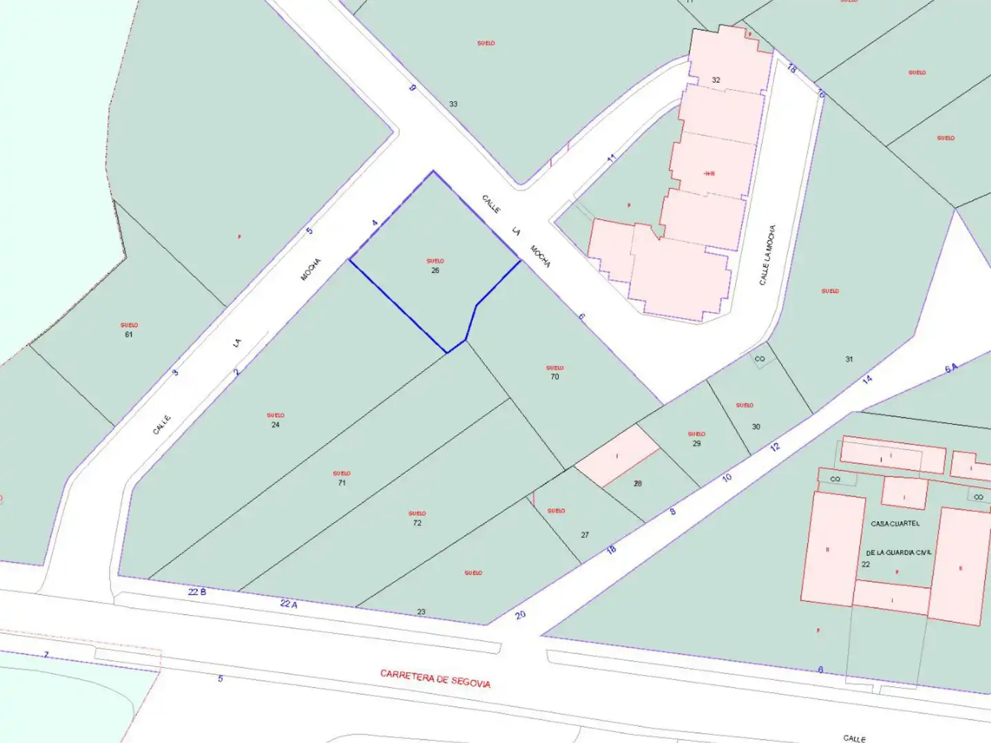 Constructible Land for sale in Calle Segovia, Turégano Constructible Land for sale in Calle Segovia, Turégano