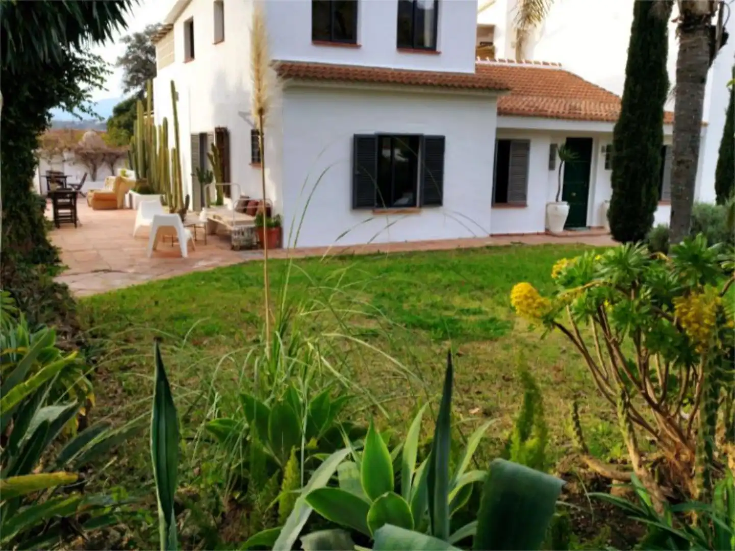 Jardí de Finca rústica en venda en Alhaurín El Grande amb Aire condicionat, Terrassa i Piscina