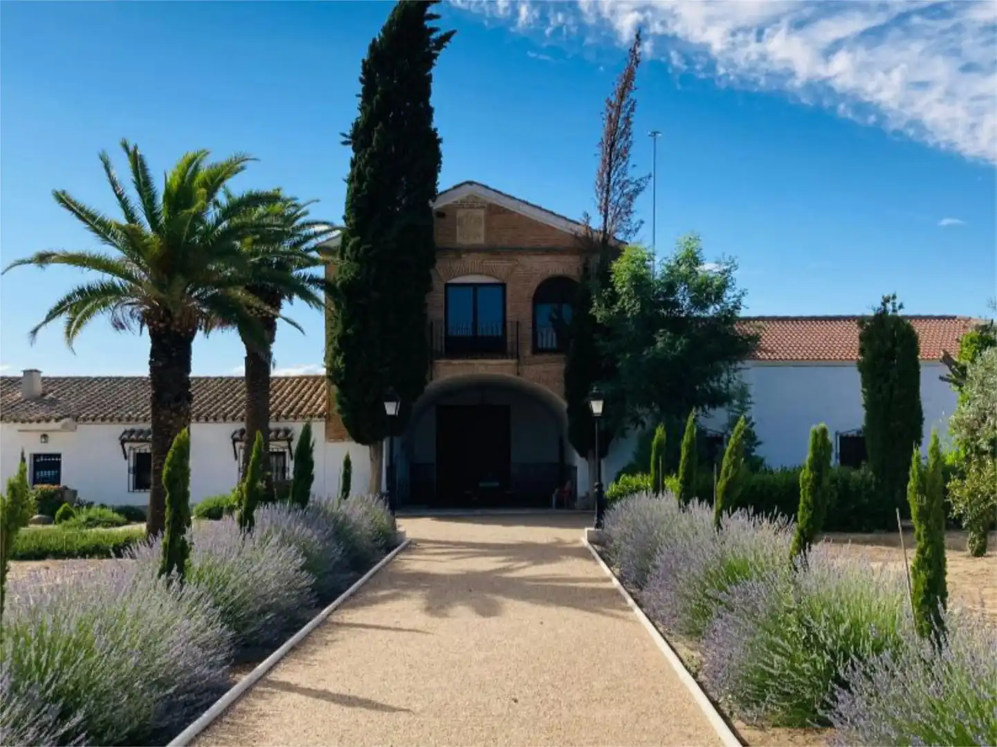 Vista exterior de Finca rústica en venda en La Puebla de Montalbán amb Jardí privat, Terrassa i Traster