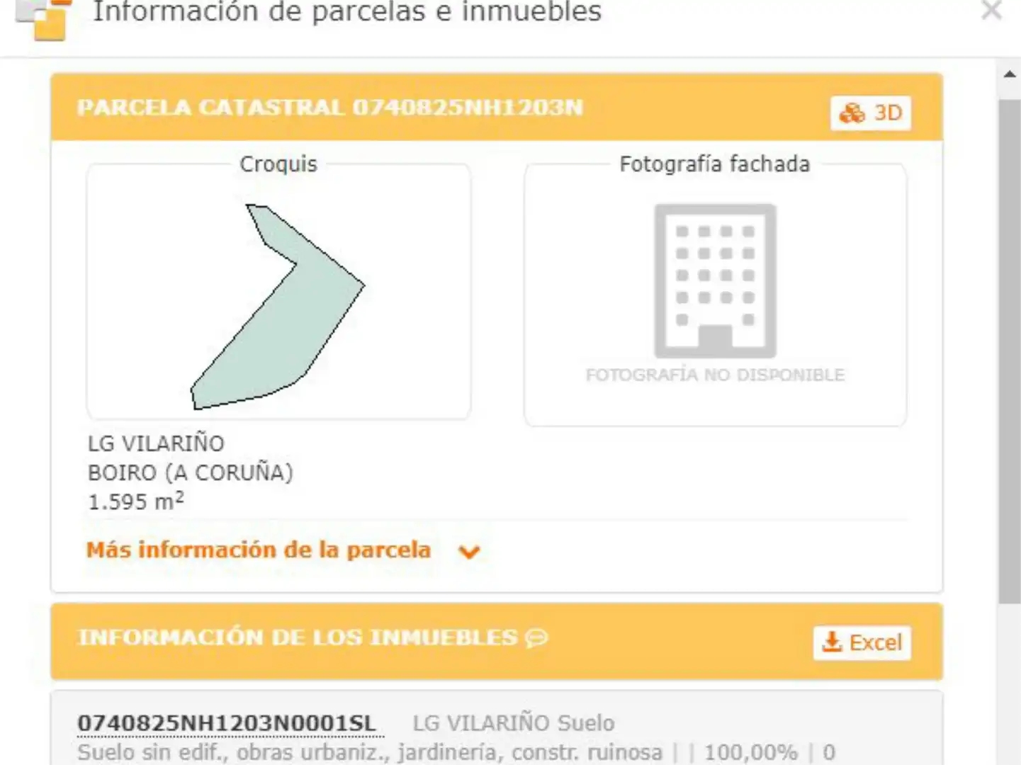 Bebaubares Gelände zum Verkauf in Lugar Vilariño, 4, Boiro Bebaubares Gelände zum Verkauf in Boiro