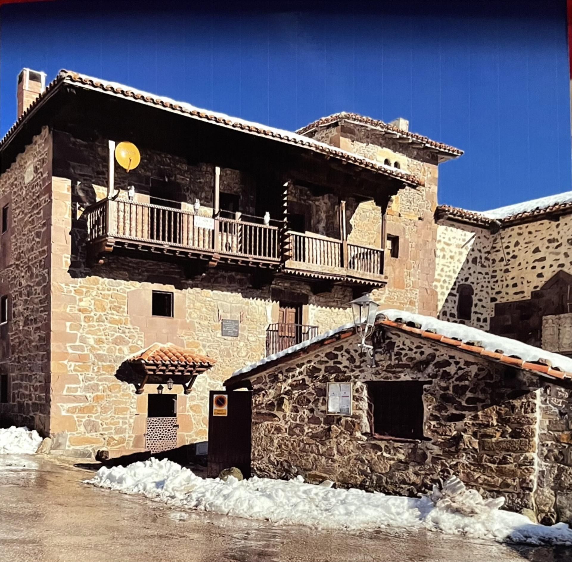Exterior view of Single-family semi-detached for sale in Polaciones  with Storage room, Furnished and Washing machine