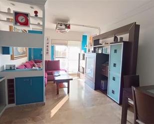 Living room of Flat for sale in Málaga Capital  with Air Conditioner, Terrace and Swimming Pool